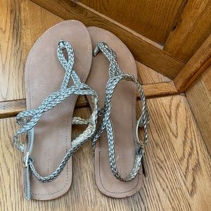 Size 11 Merona Gold/Bronze sandals